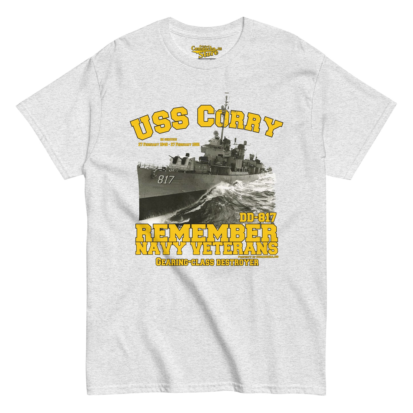 USS Corry DD-817 Destroyer tee