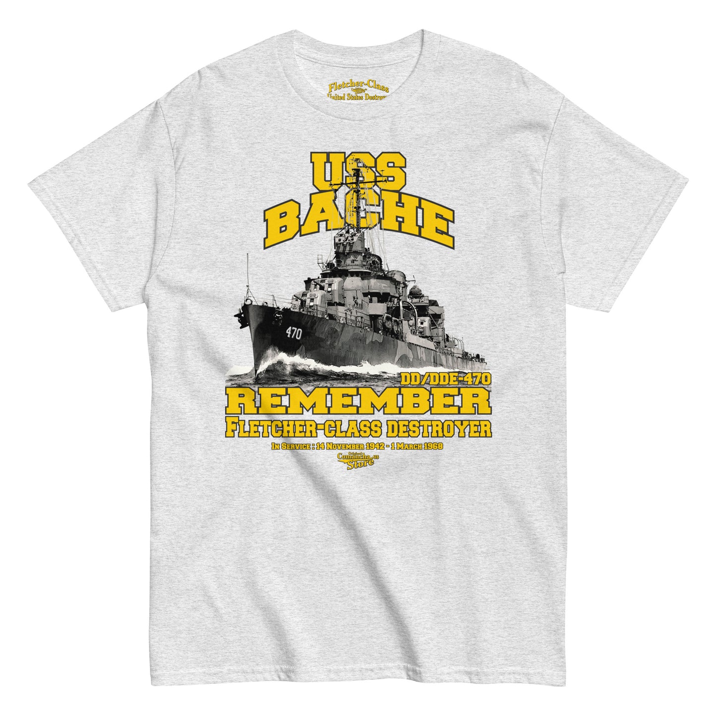 USS Bache DD/DDE-470 t-shirt