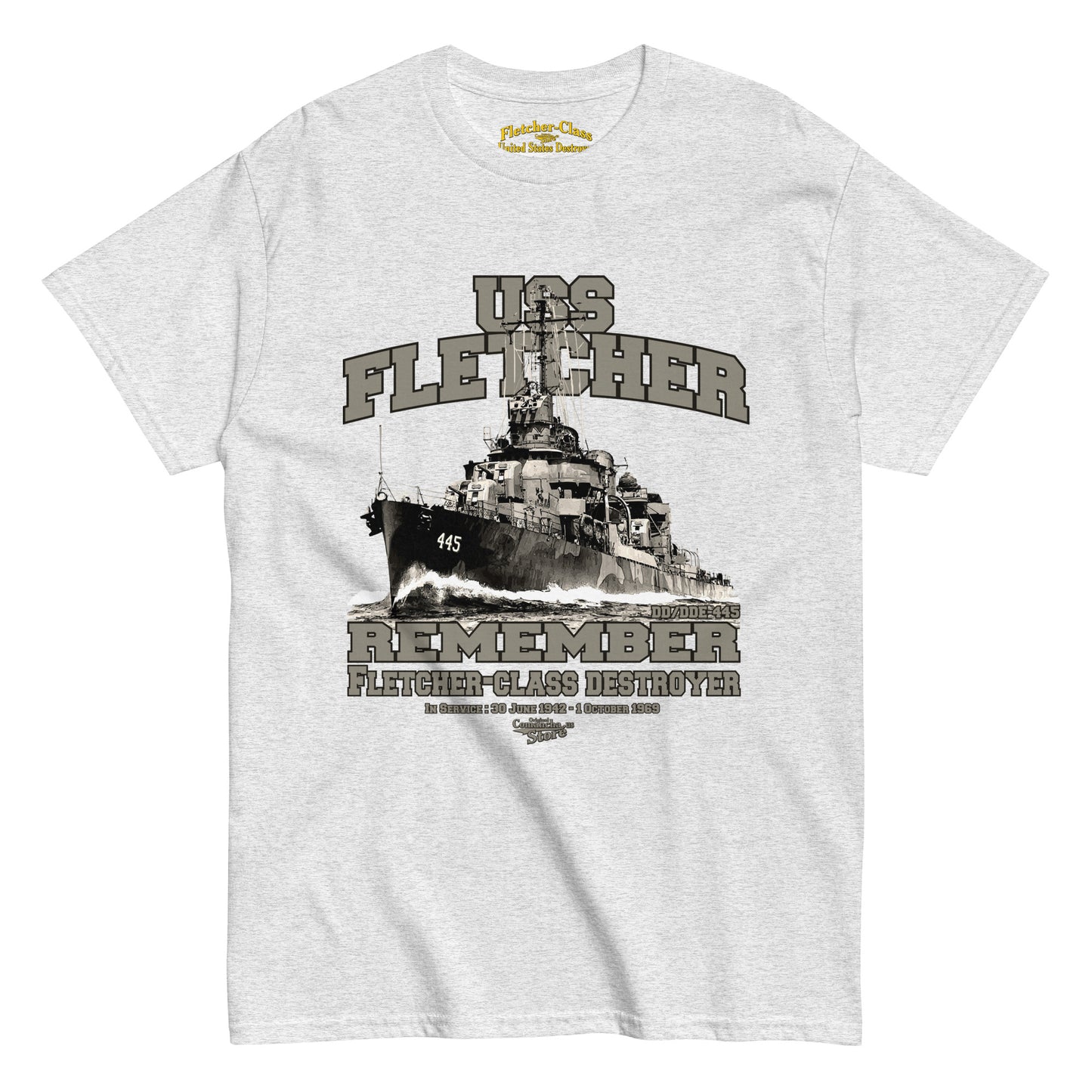 USS Fletcher DD/DDE-445 tee