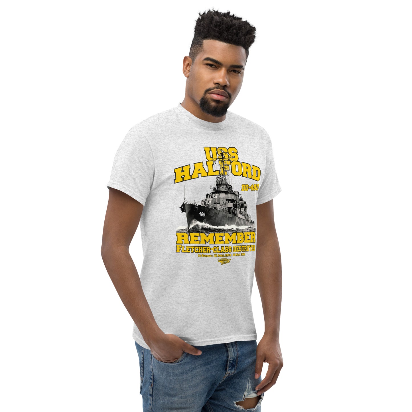 USS Halford DD-480 t-shirt