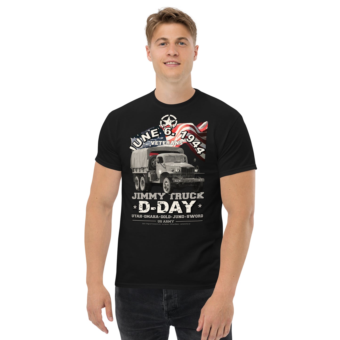 D-DAY Jimmy Truck Veterans t-shirt