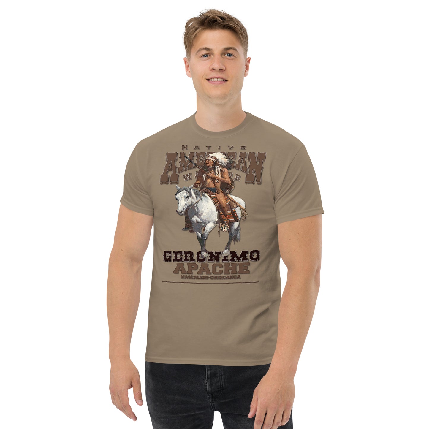 Geronimo Warrior tee | T-shirt Geronimo Warrior,t-shirt,native american|Native nations t-shirt| comancha graphics | T-shirts | American indian t-shirt | comanche t-shirt |