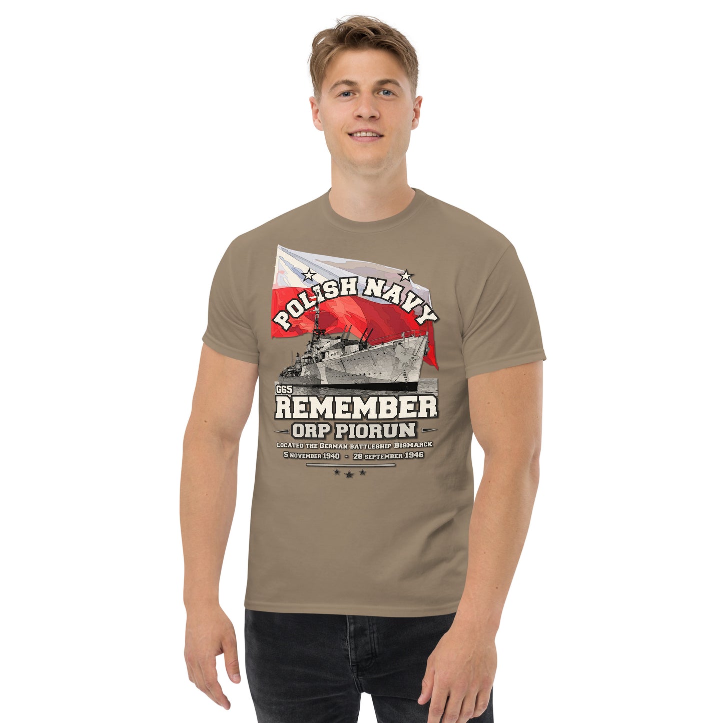 ORP Piorun Polish Navy Destroyer t-shirt