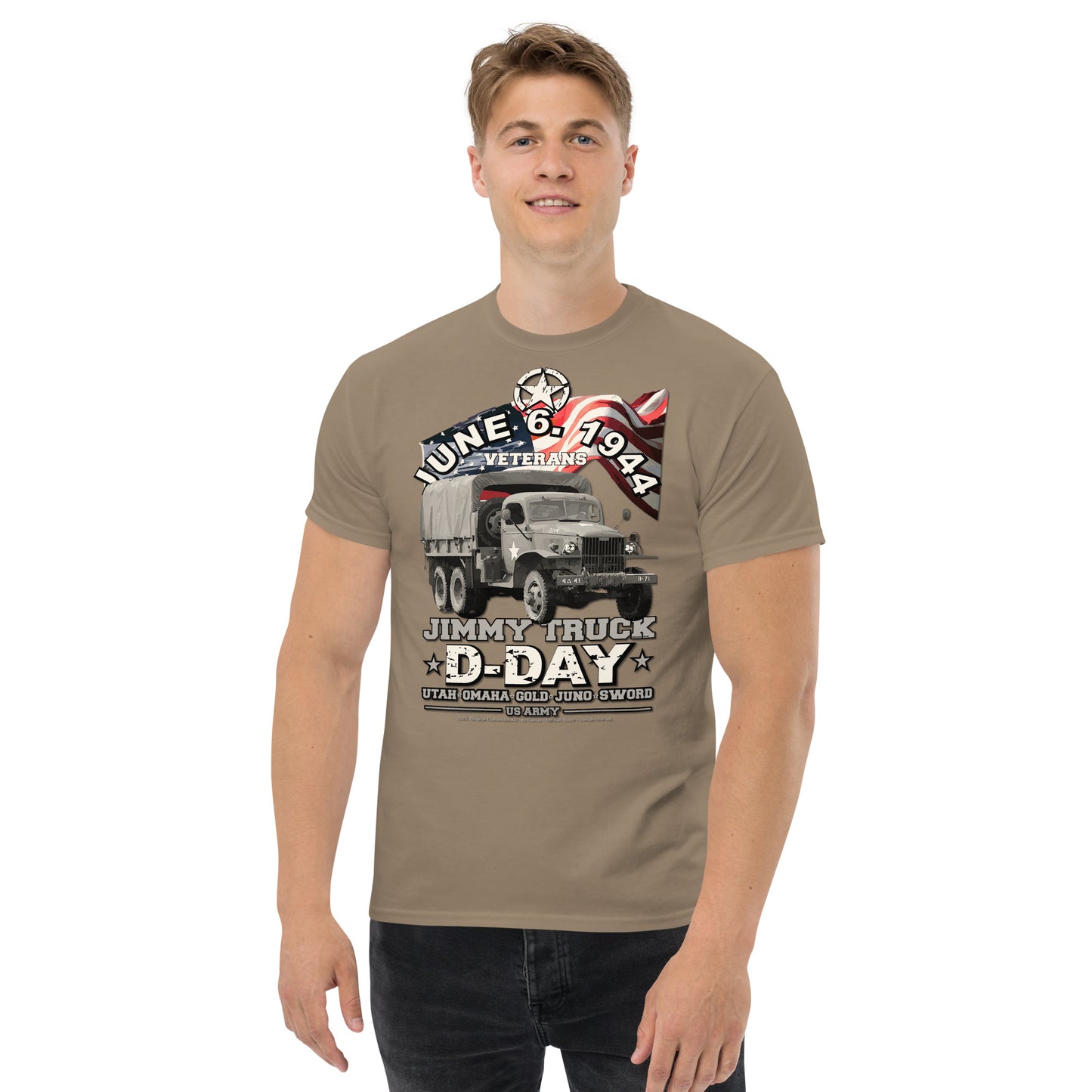 D-DAY Jimmy Truck Veterans t-shirt