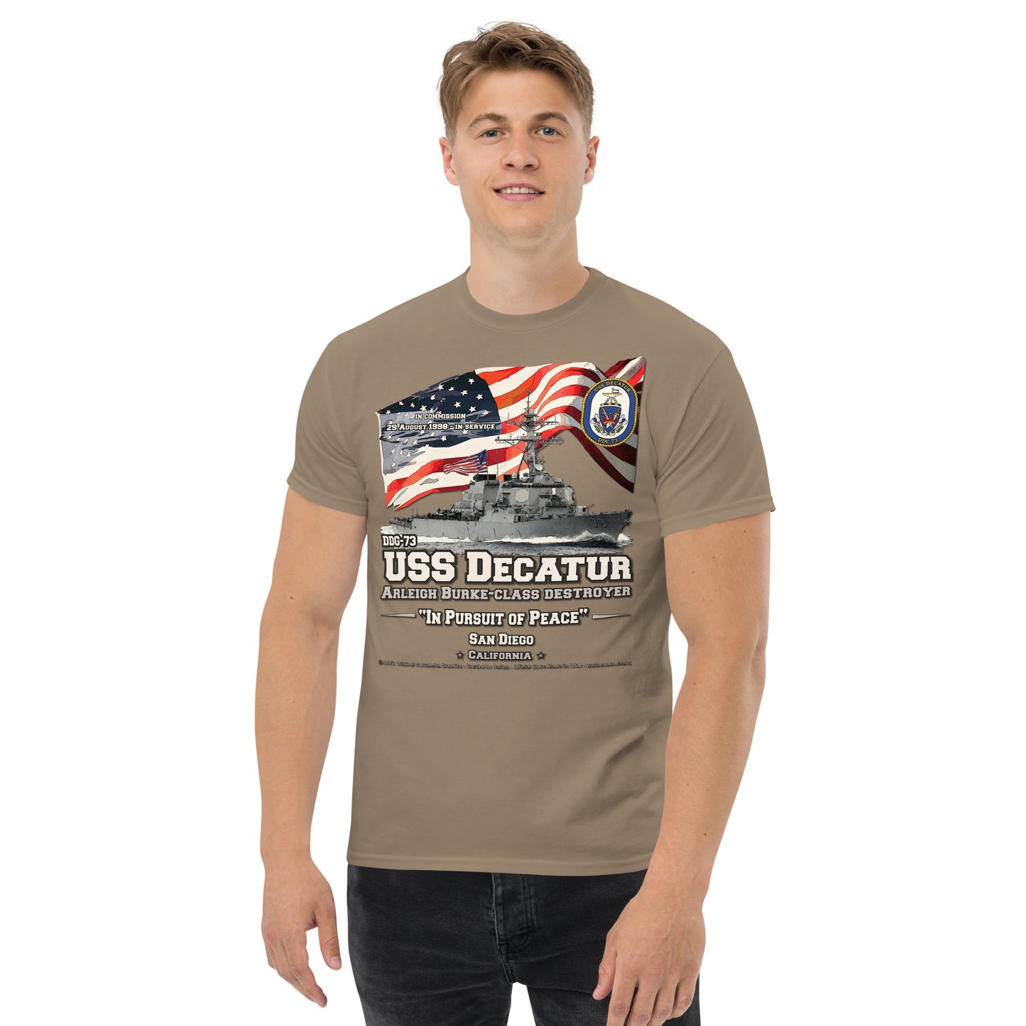 USS DECATUR DDG-73 Destroyer t-shirt