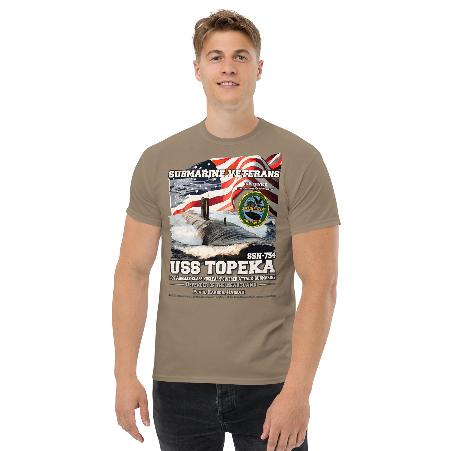 USS TOPEKA SSN-754 Attack Submarine T-shirt
