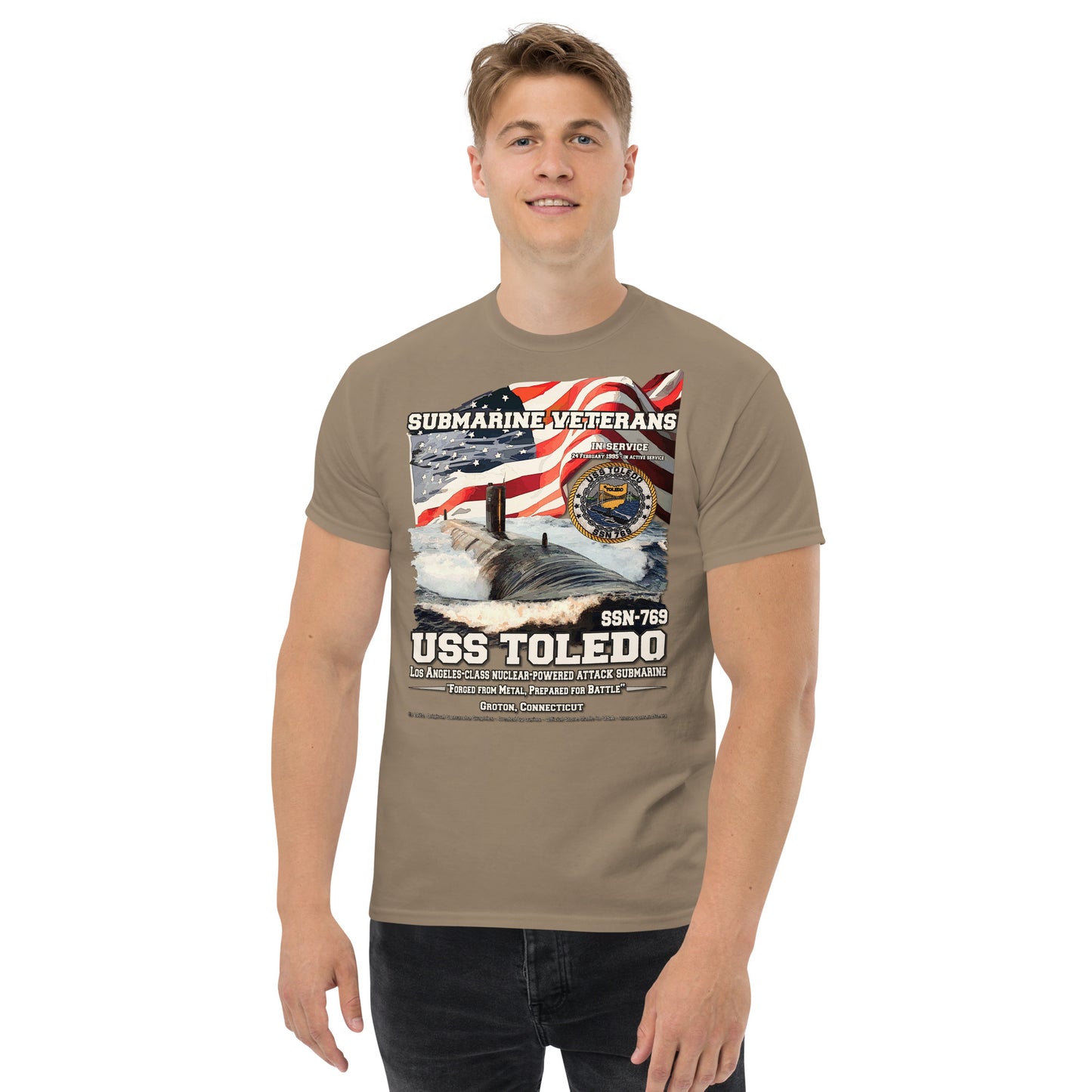 USS TOLEDO SSN-769 Submarine t-shirt