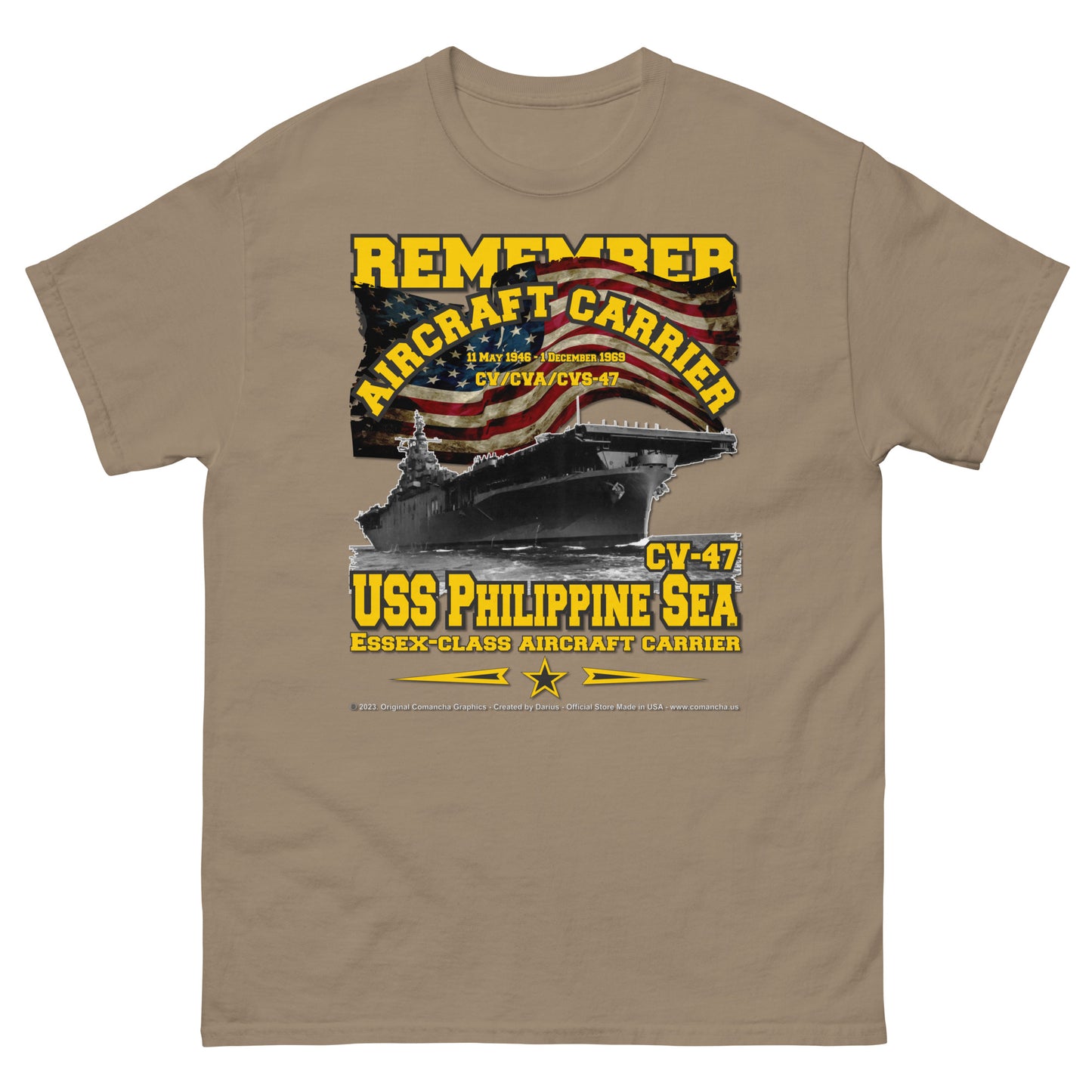 USS PHILIPPINE SEA CV-47 Shipmates T-Shirt
