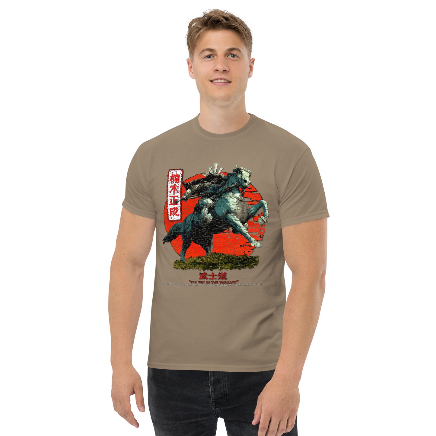 Samurai Kusunoki Masahige T-shirt, Japanese Tradition T-Shirt, Comancha T-shirts,