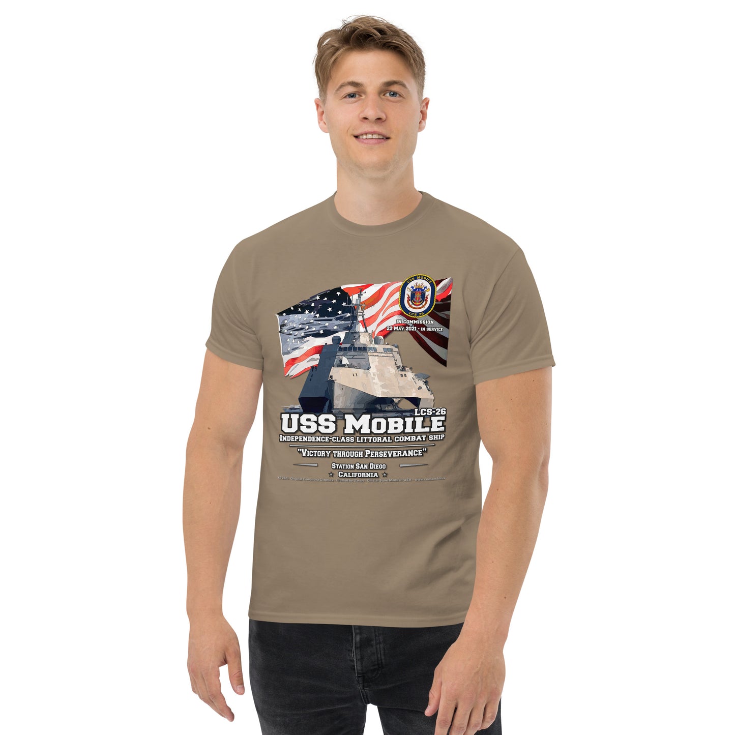 USS MOBILE LCS-26 T-Shirt