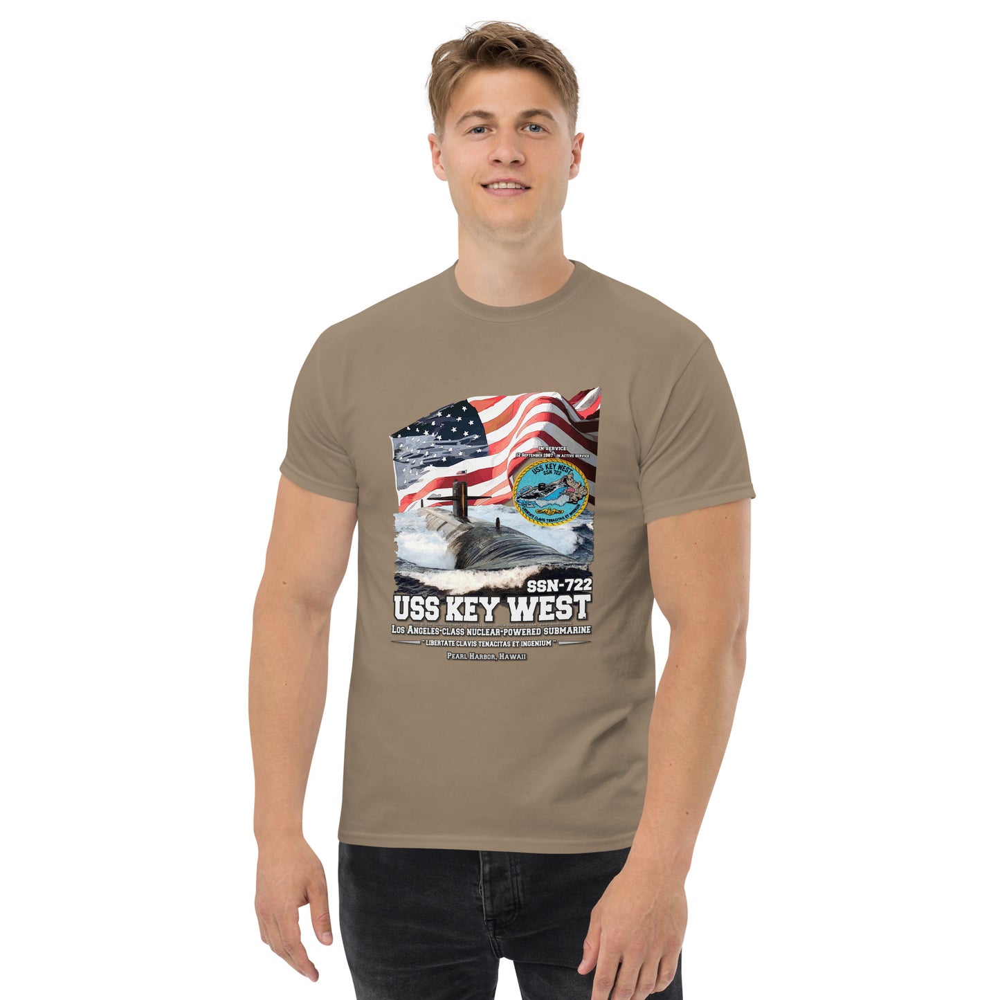 USS KEY WEST SSN-722 Submarine T-Shirt