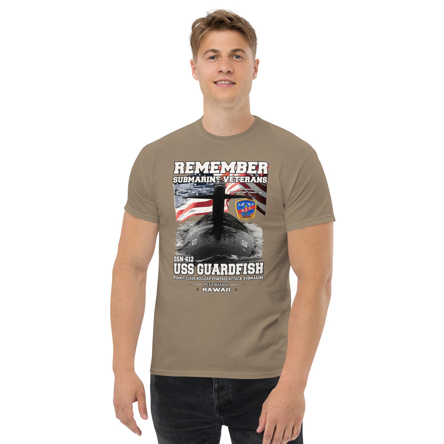 USS GUARDFISH SSN-612 Submarine T-shirt