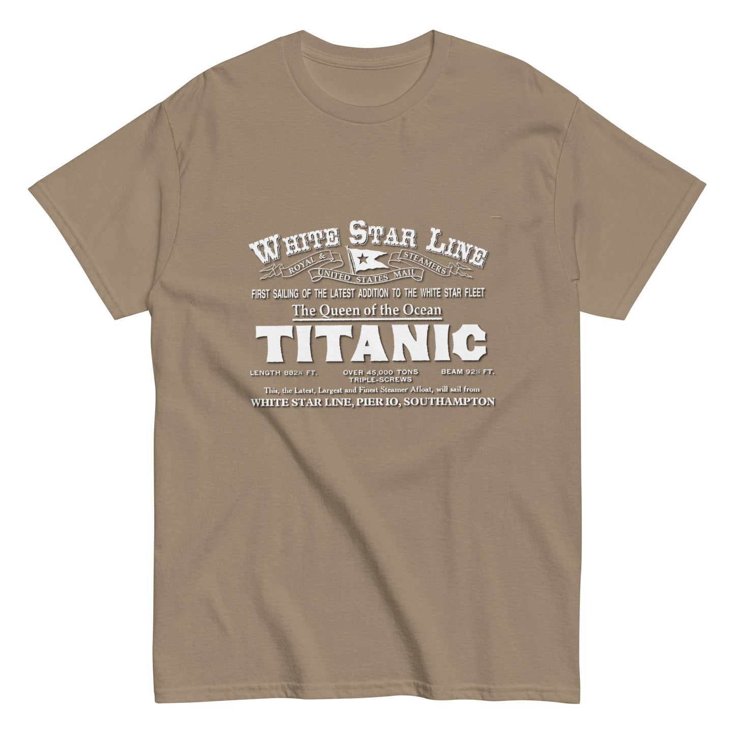 WHITE STAR LINE-Titanic Men's classic tee