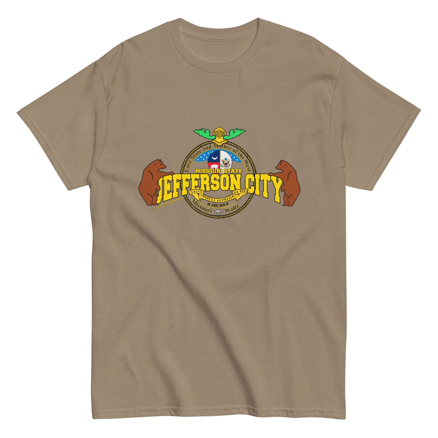 Jefferson City tee, Missouri State T-shirt, Comancha tee,
