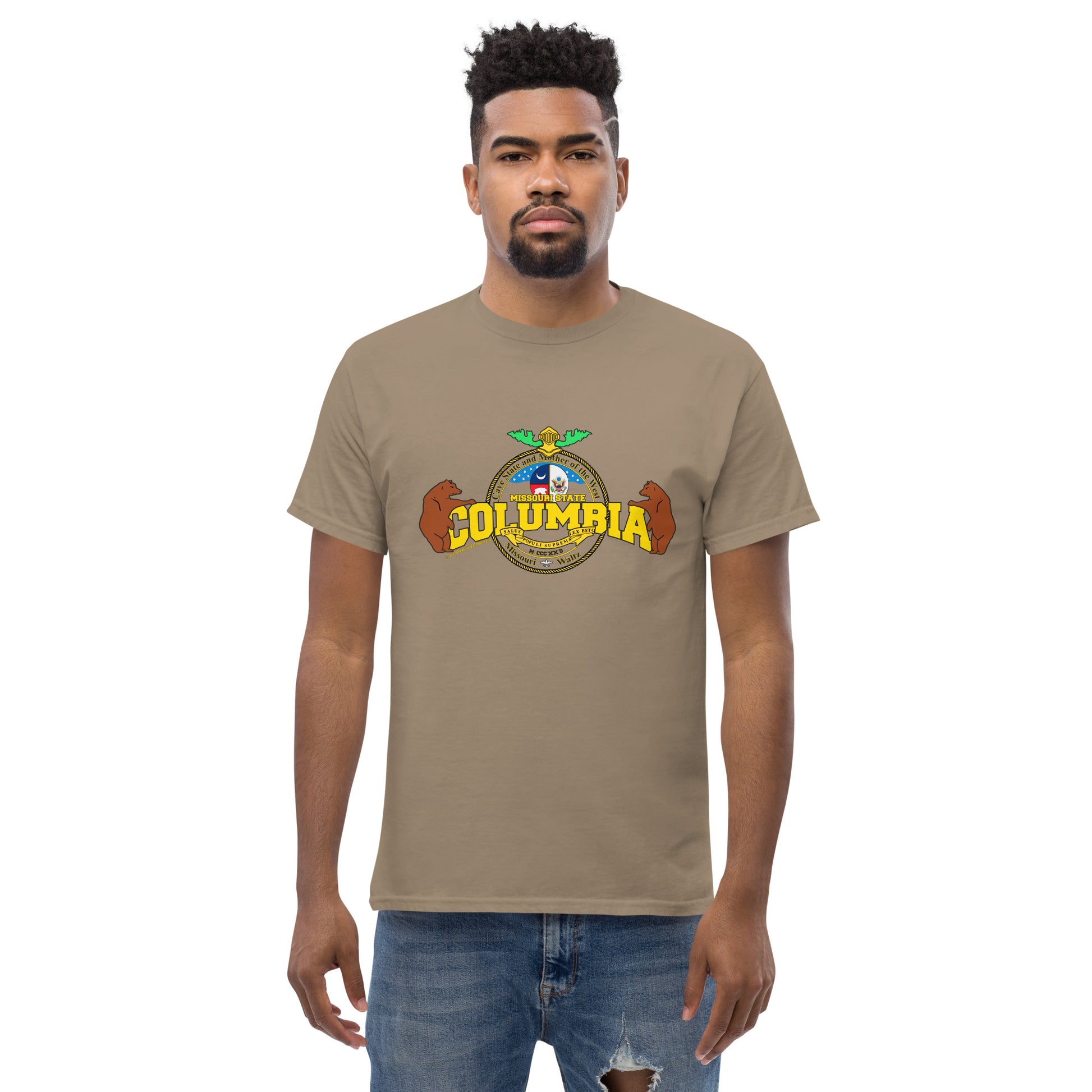 Columbia tee, Missouri State T-shirt, Comancha T-shirt,