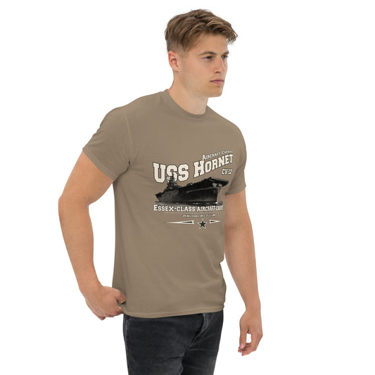 USS HORNET tee,USS HORNET CV-12 t-shirt,US Navy tee, aircraft carrier veterans T-shirt, Property Comancha Graphics,