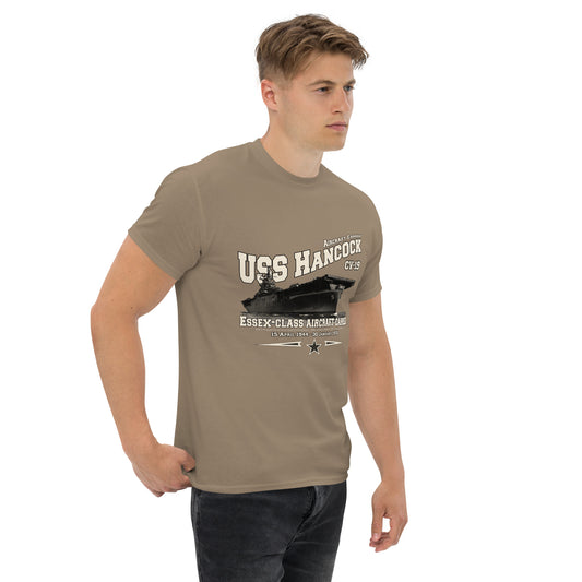 USS HANCOCK t-shirt,USS HANCOCK CV-19 t-shirt, aircraft carrier veterans T-shirt, Property Comancha Graphics,