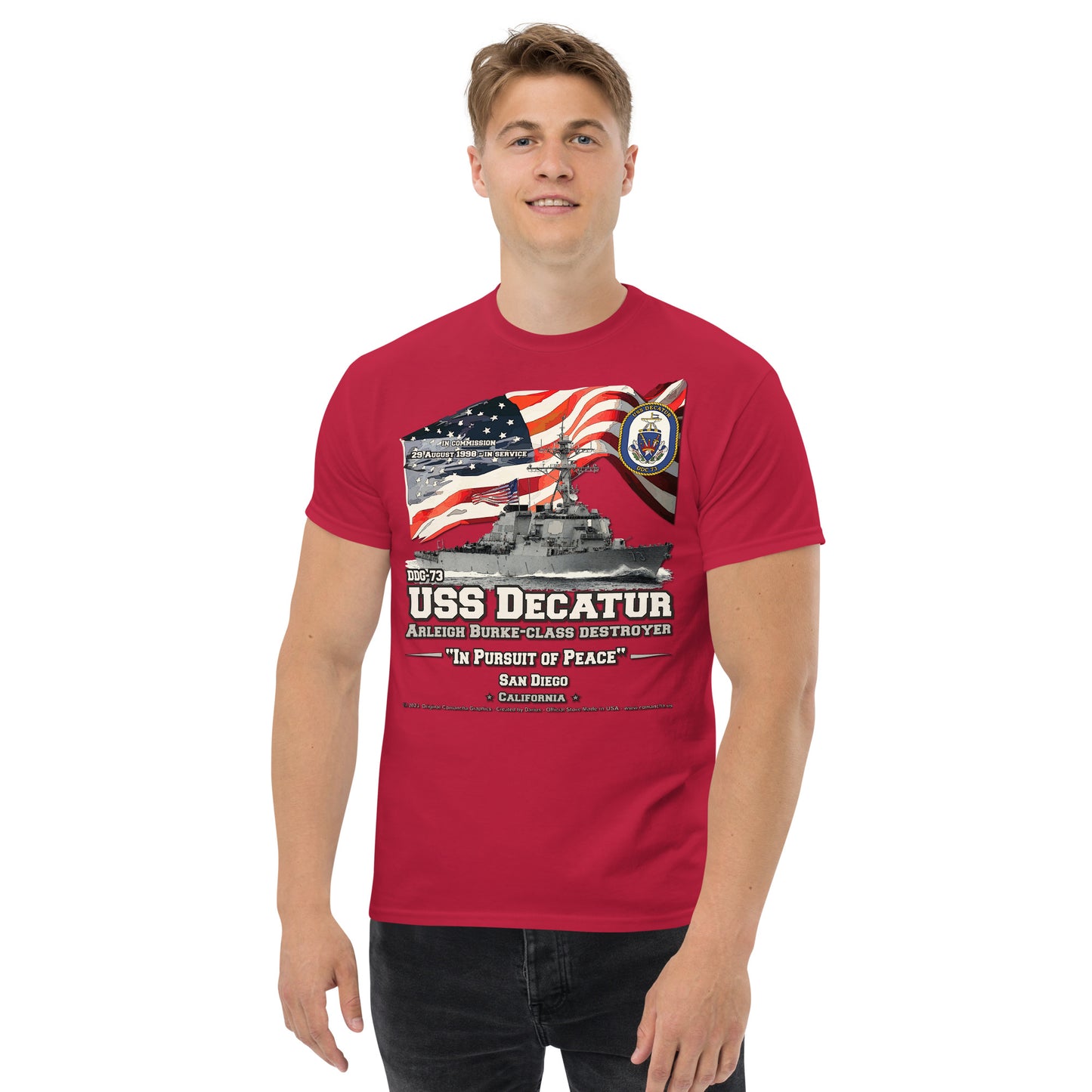 USS DECATUR DDG-73 Destroyer t-shirt
