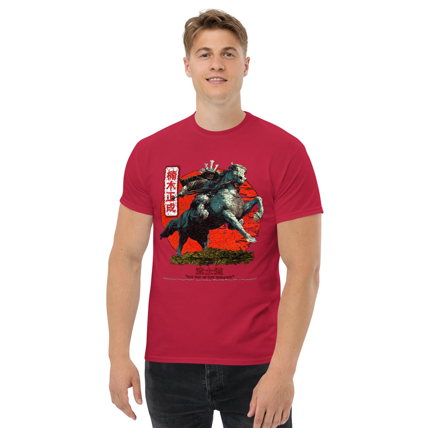 Samurai Kusunoki Masahige T-shirt, Japanese Tradition T-Shirt, Comancha T-shirts,