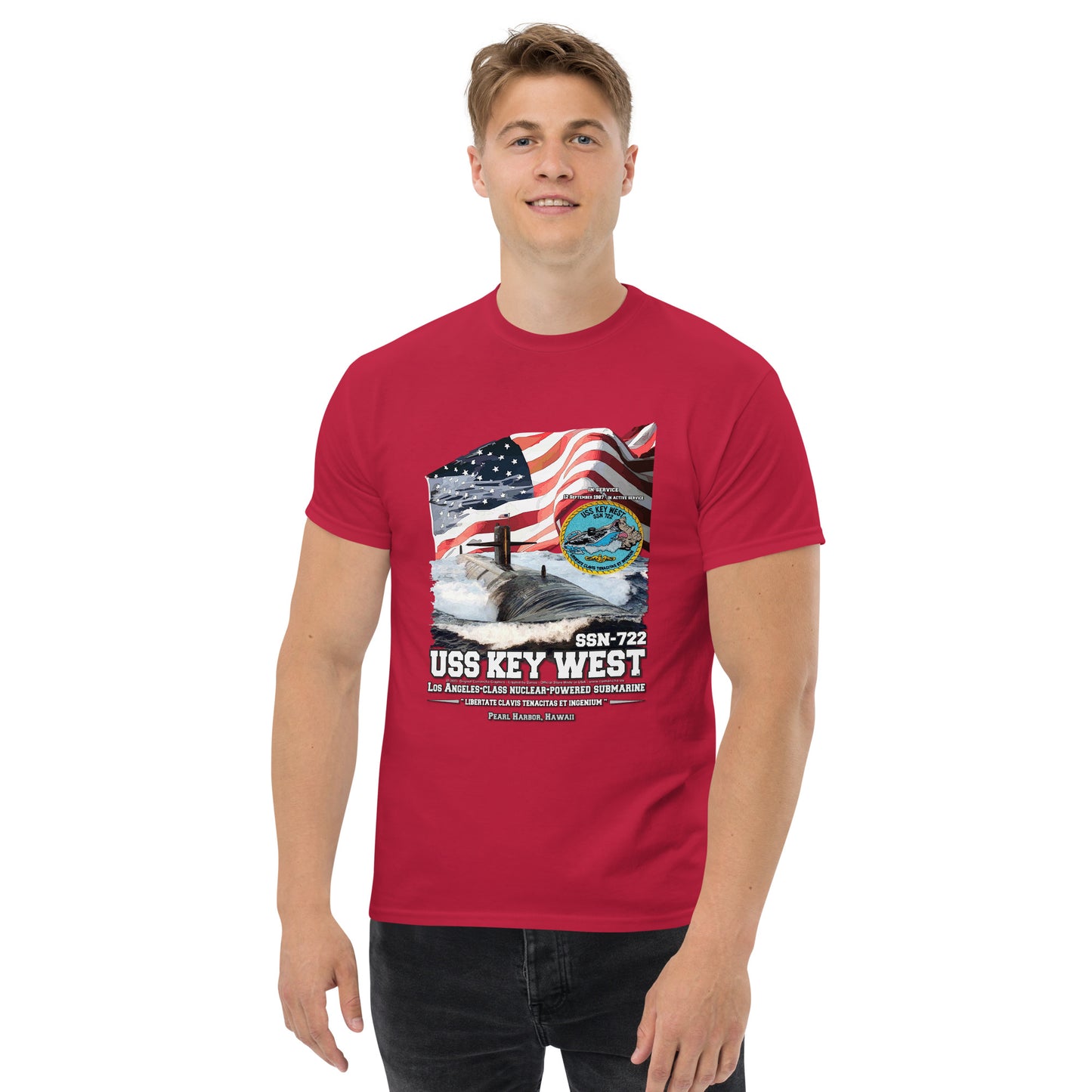 USS KEY WEST SSN-722 Submarine T-Shirt