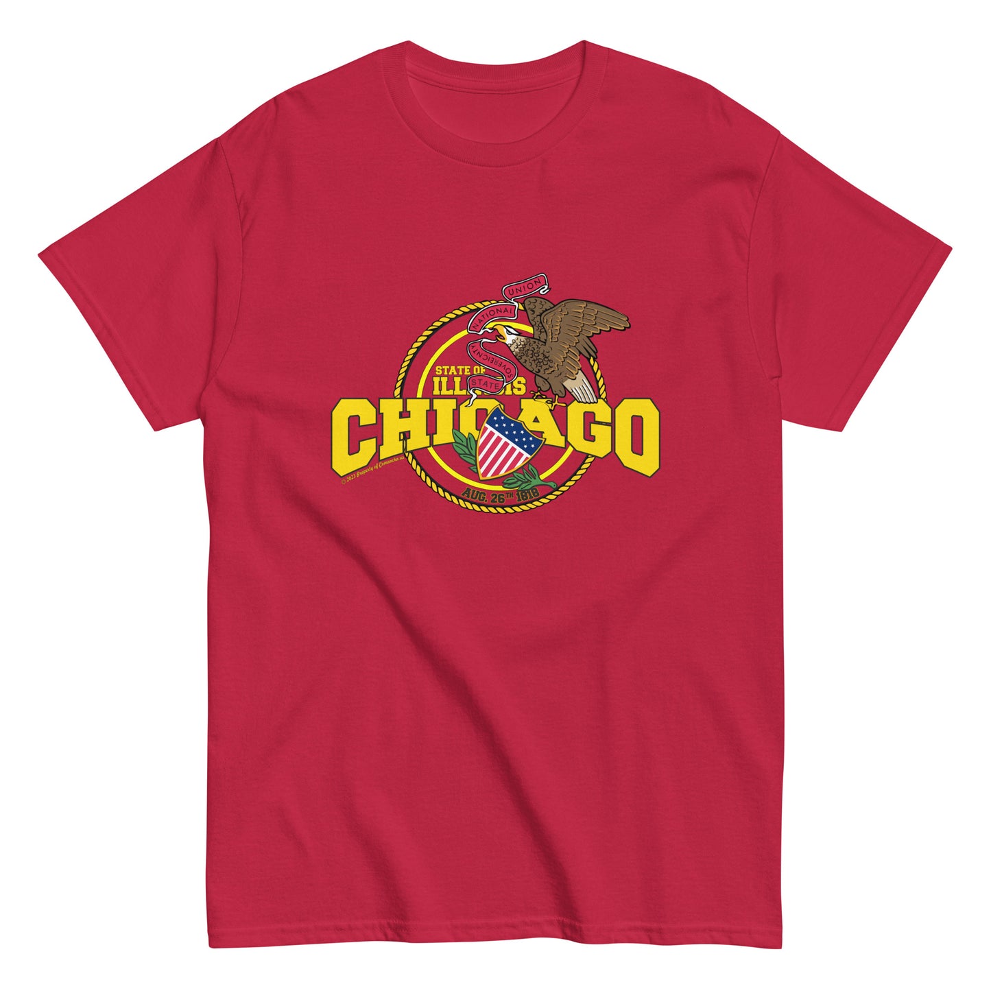Chicago t-shirt, Illinois T-Shirt, Comancha Graphics,