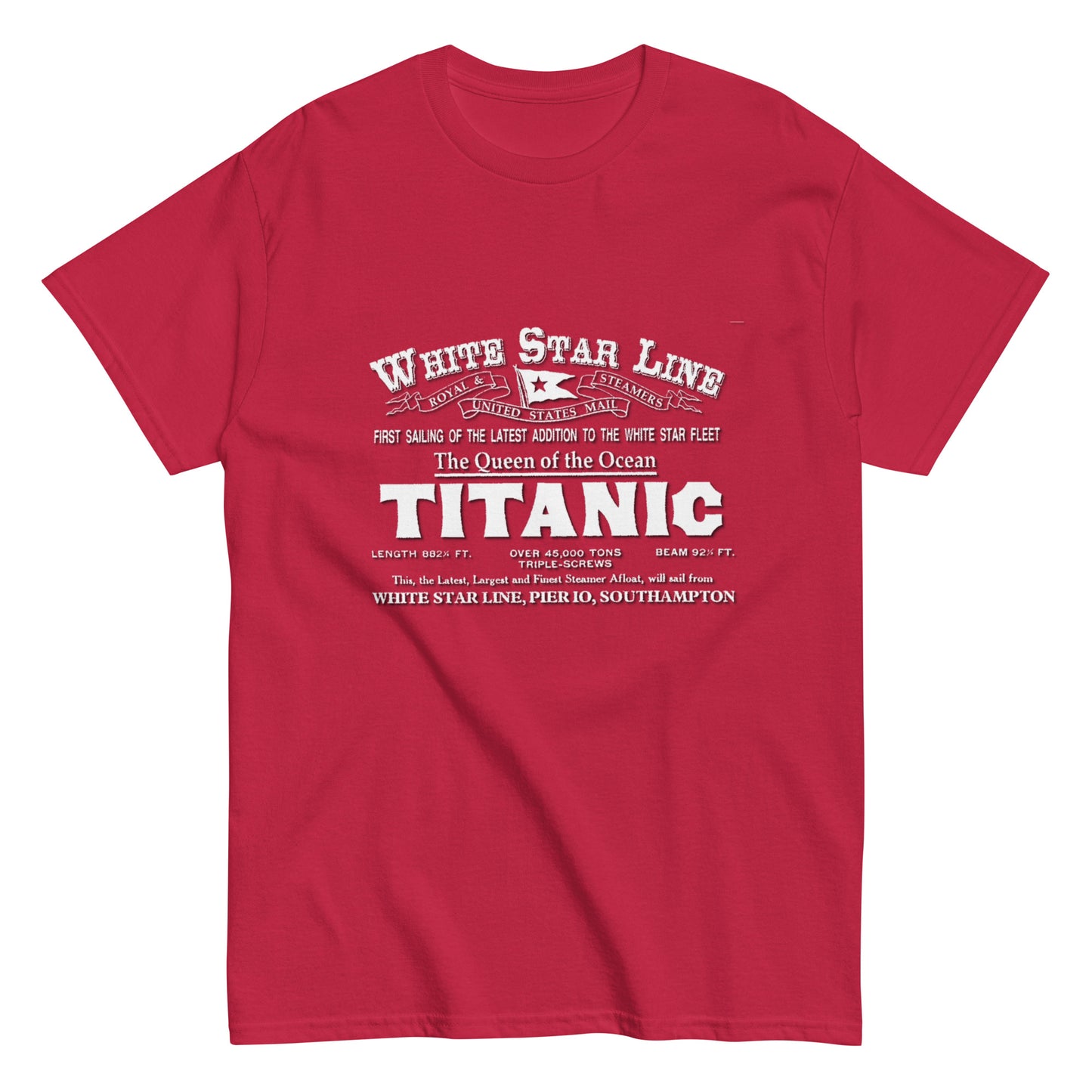 WHITE STAR LINE-Titanic Men's classic tee