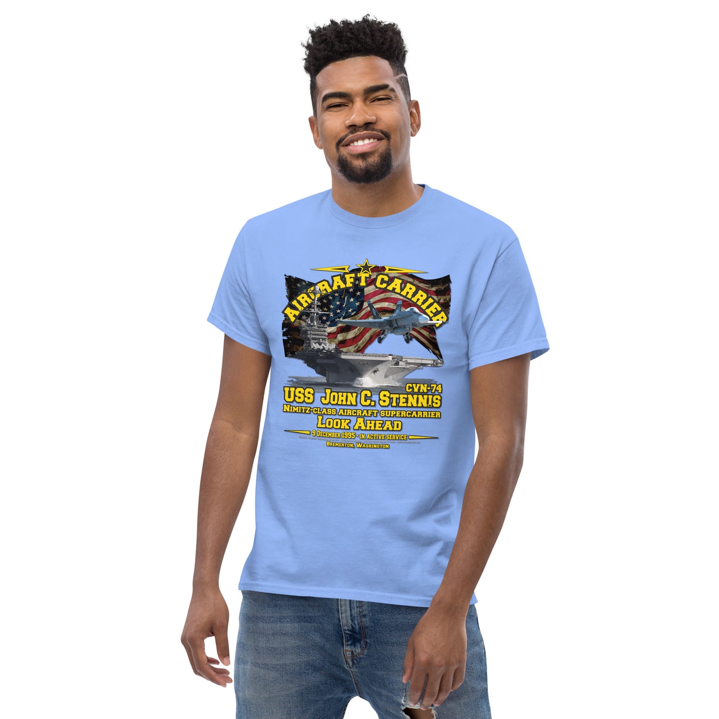 USS JOHN STENNIS CVN-74 Tee, Aircraft Carrier Veterans T-Shirt, Comancha US Navy T-shirt,USS JOHN STENNIS CVN-74 Aircraft Carrier T-Shirt, Comancha Navy T-shirt,