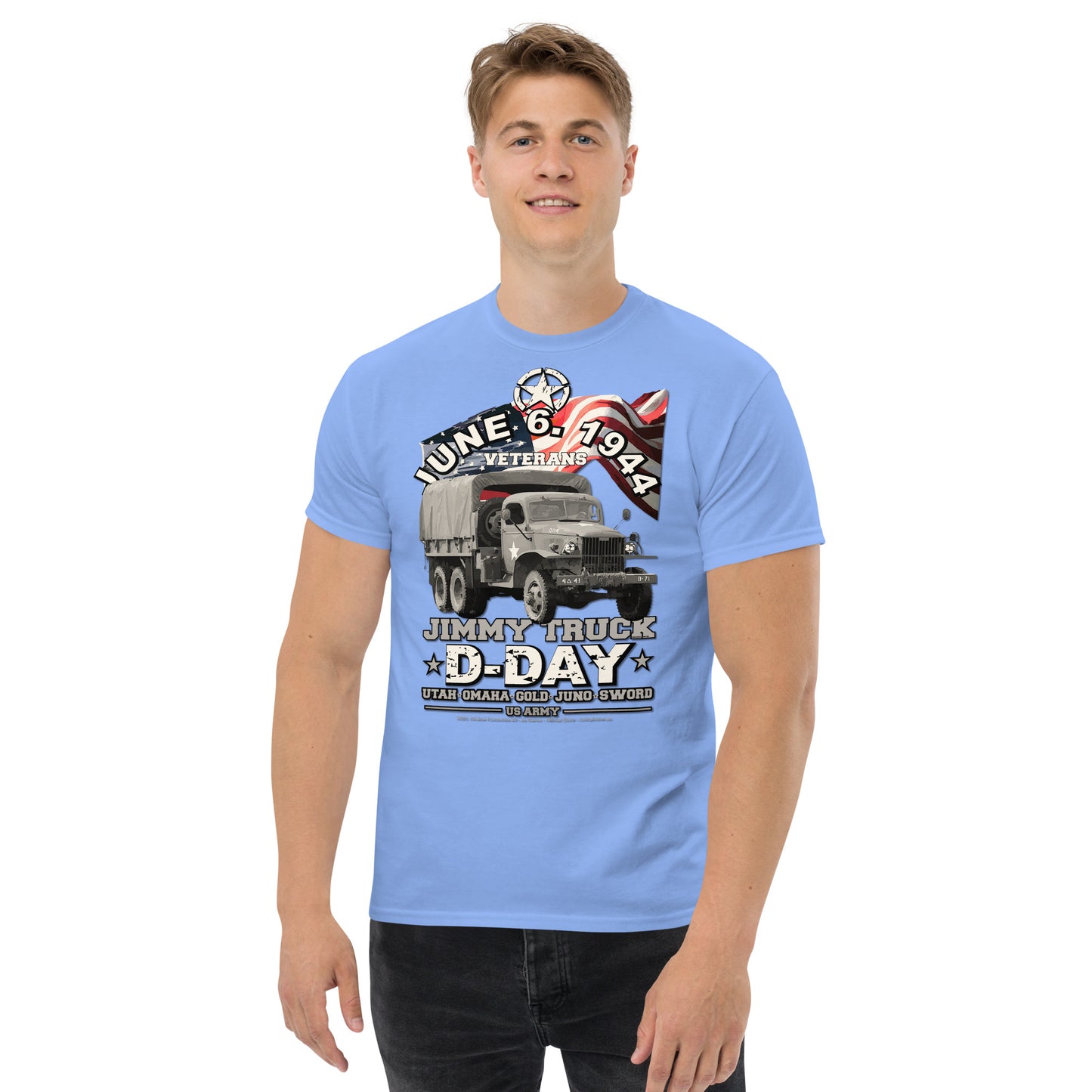 D-DAY Jimmy Truck Veterans t-shirt