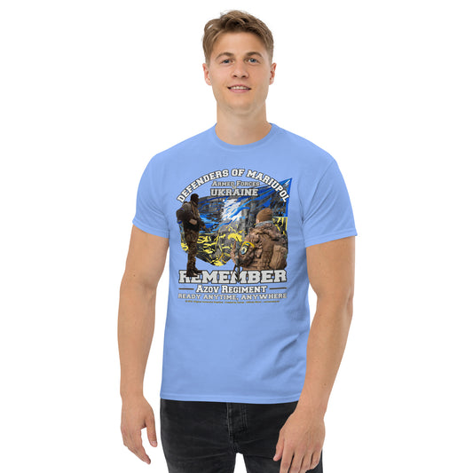 REMEMBER Defenders of Mariupol T-Shirt, Save Ukraine,Comancha T-shirts,
