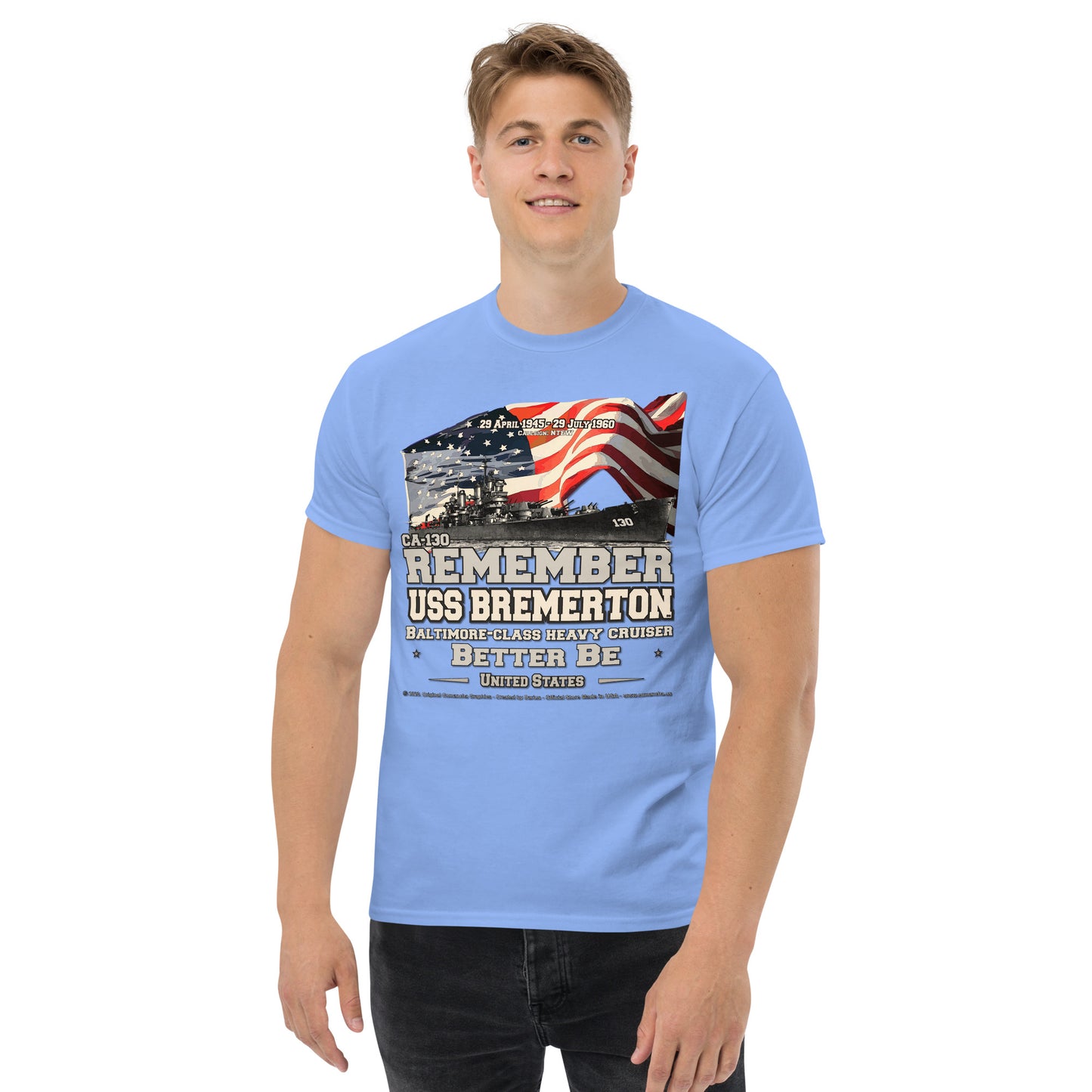 USS BREMERTON CA-130 Heavy Cruiser t-shirt