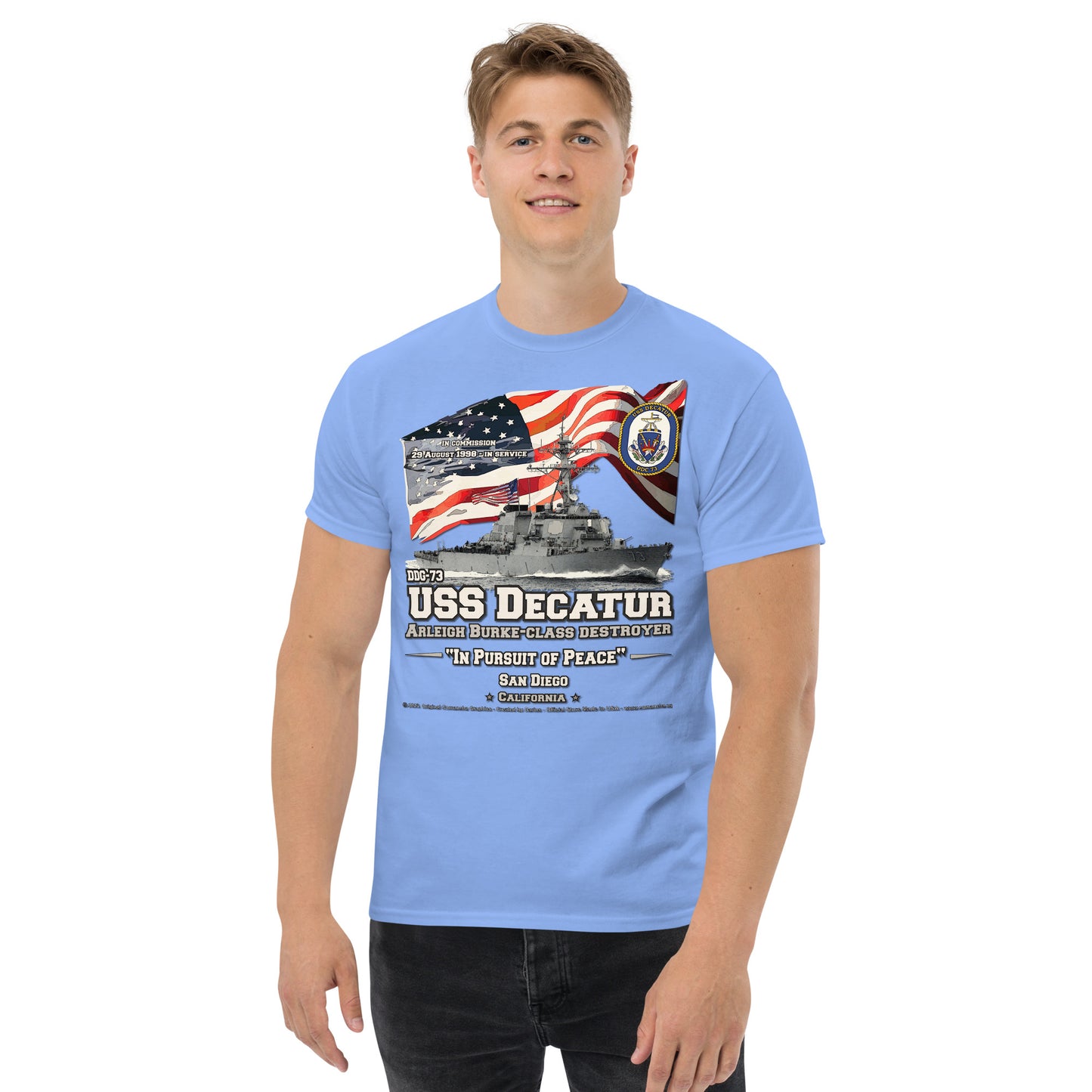 USS DECATUR DDG-73 Destroyer t-shirt
