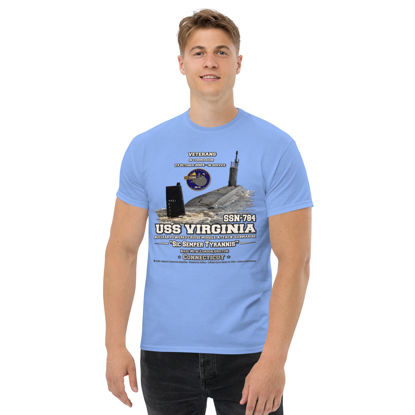 USS VIRGINIA SSN-784 Submarine T-shirt