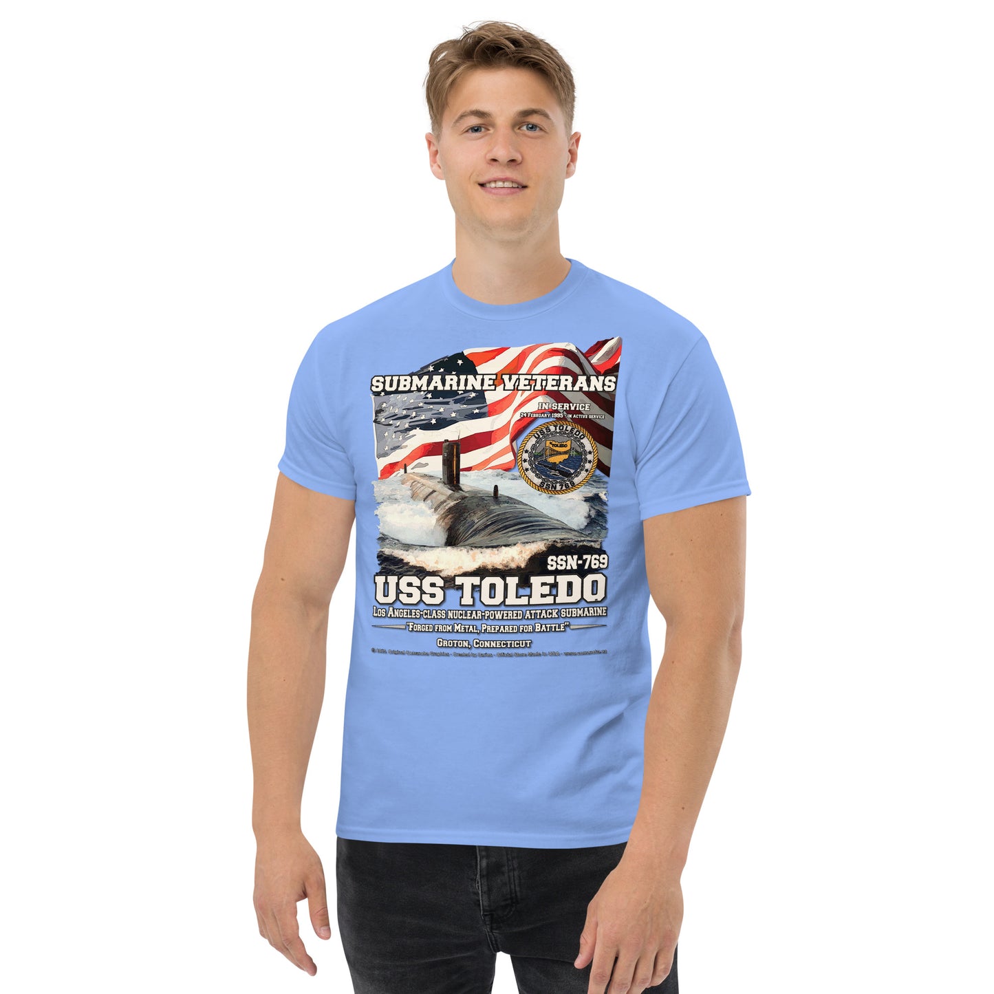 USS TOLEDO SSN-769 Attack Submarine t-shirt