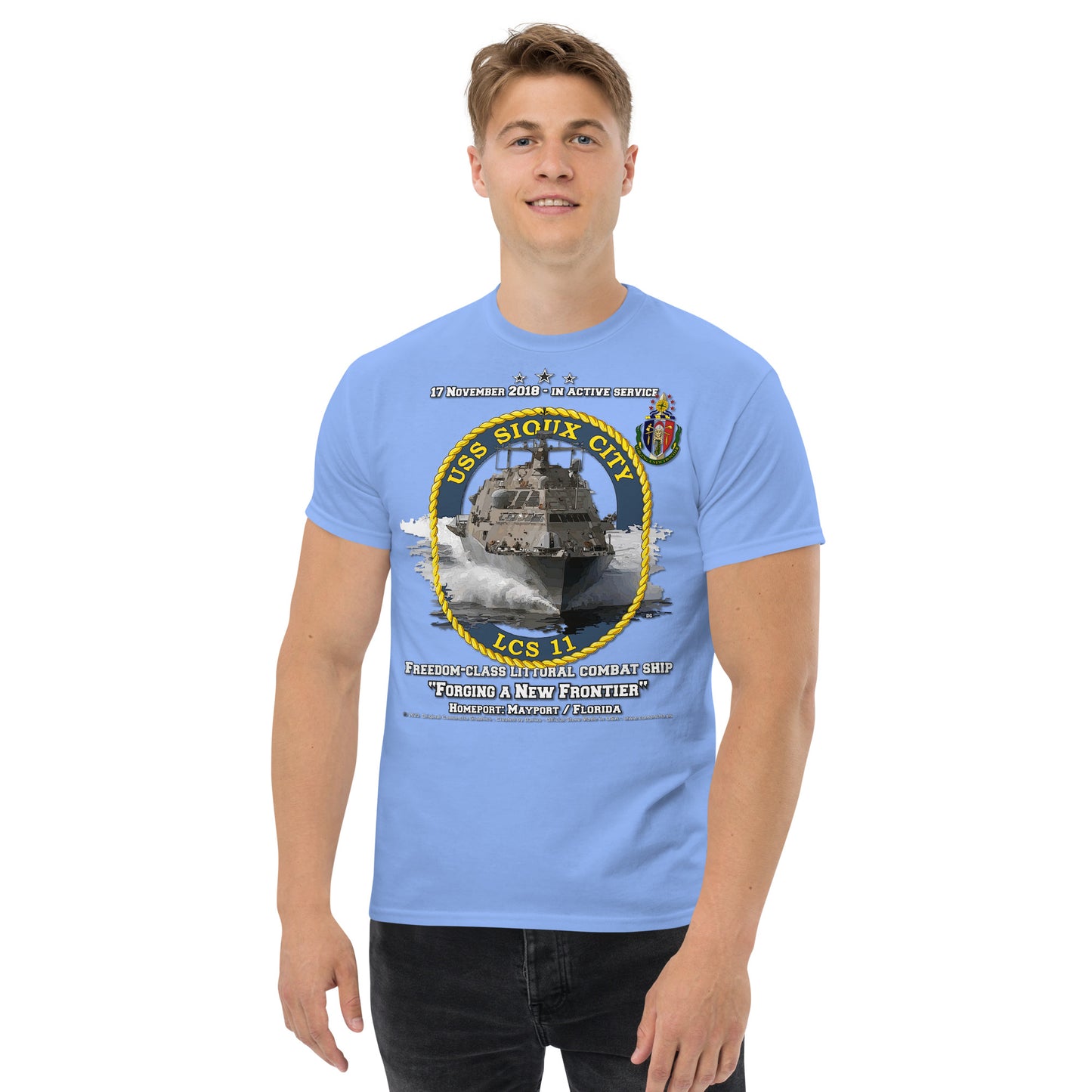 USS SIOUX CITY LCS-11 Shipmates T-shirt