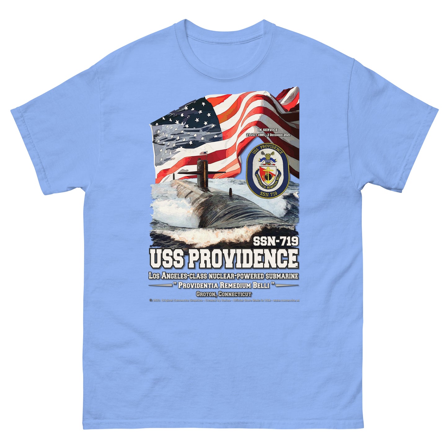 USS PROVIDENCE SSN-719 Submarine T-Shirt