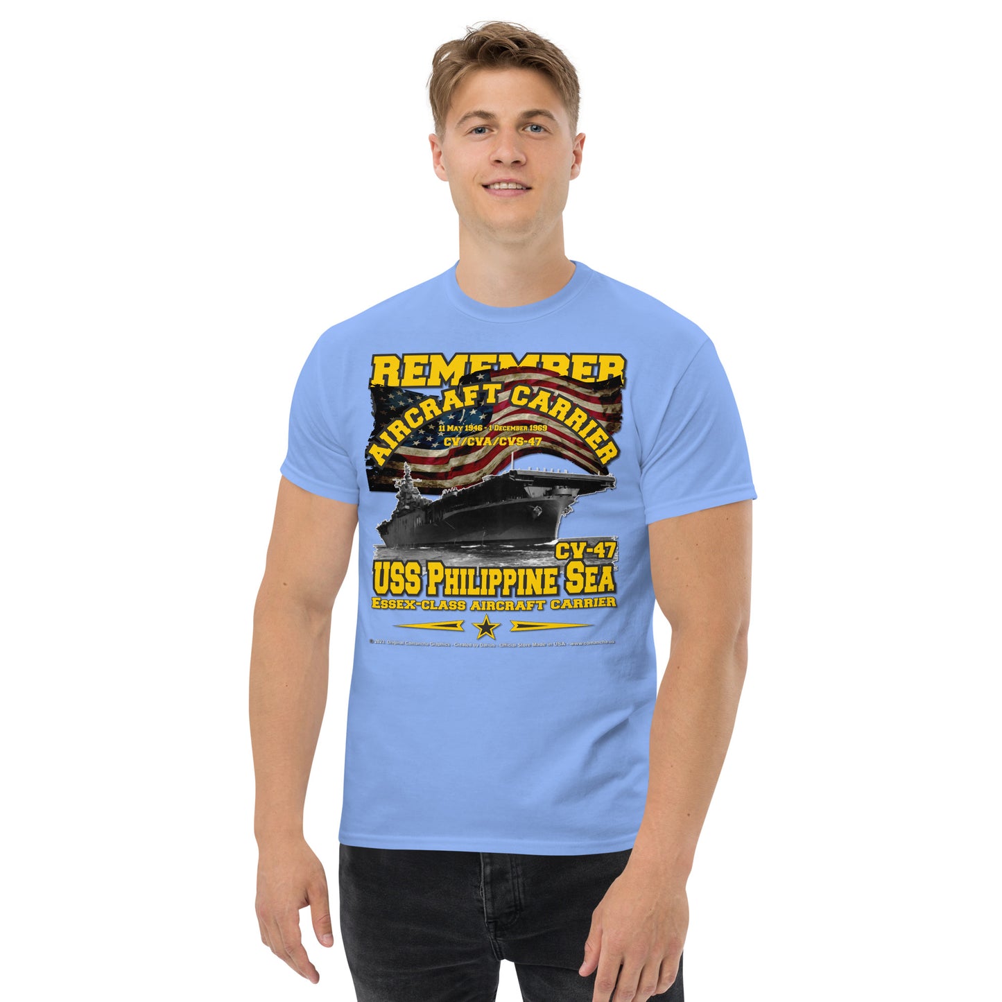 USS PHILIPPINE SEA CV-47 Aircraft Veterans Veterans Classic T-Shirt,