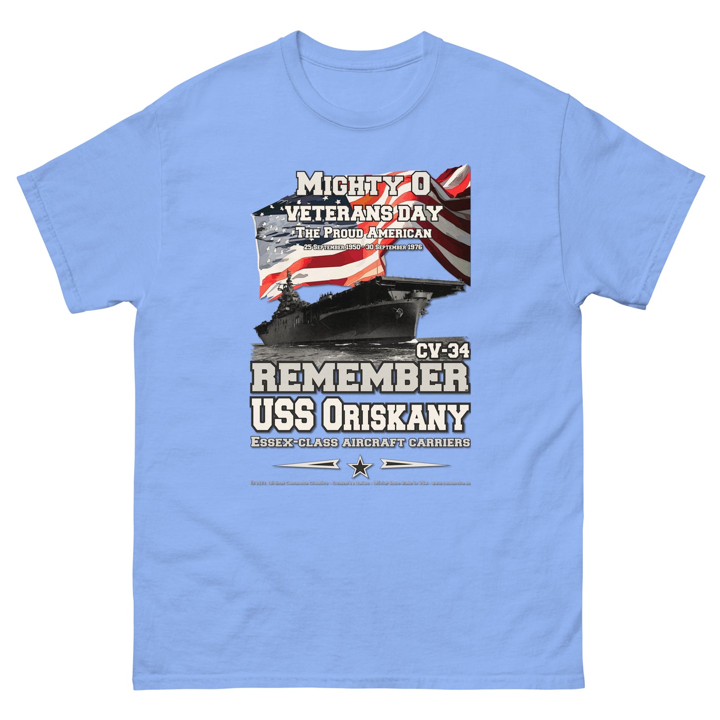 USS ORISKANY CV-34 Aircraft Carrier T-Shirt