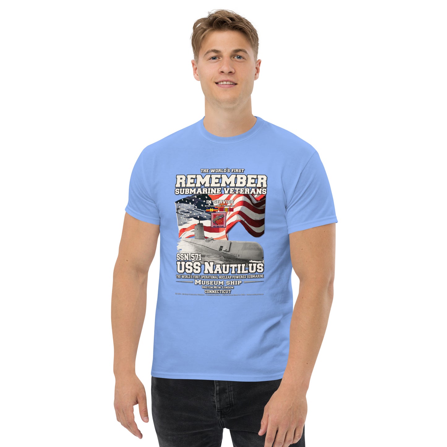 USS NAUTILUS SSN-571 Submarine Veterans t-shirt, Comancha T-shirts