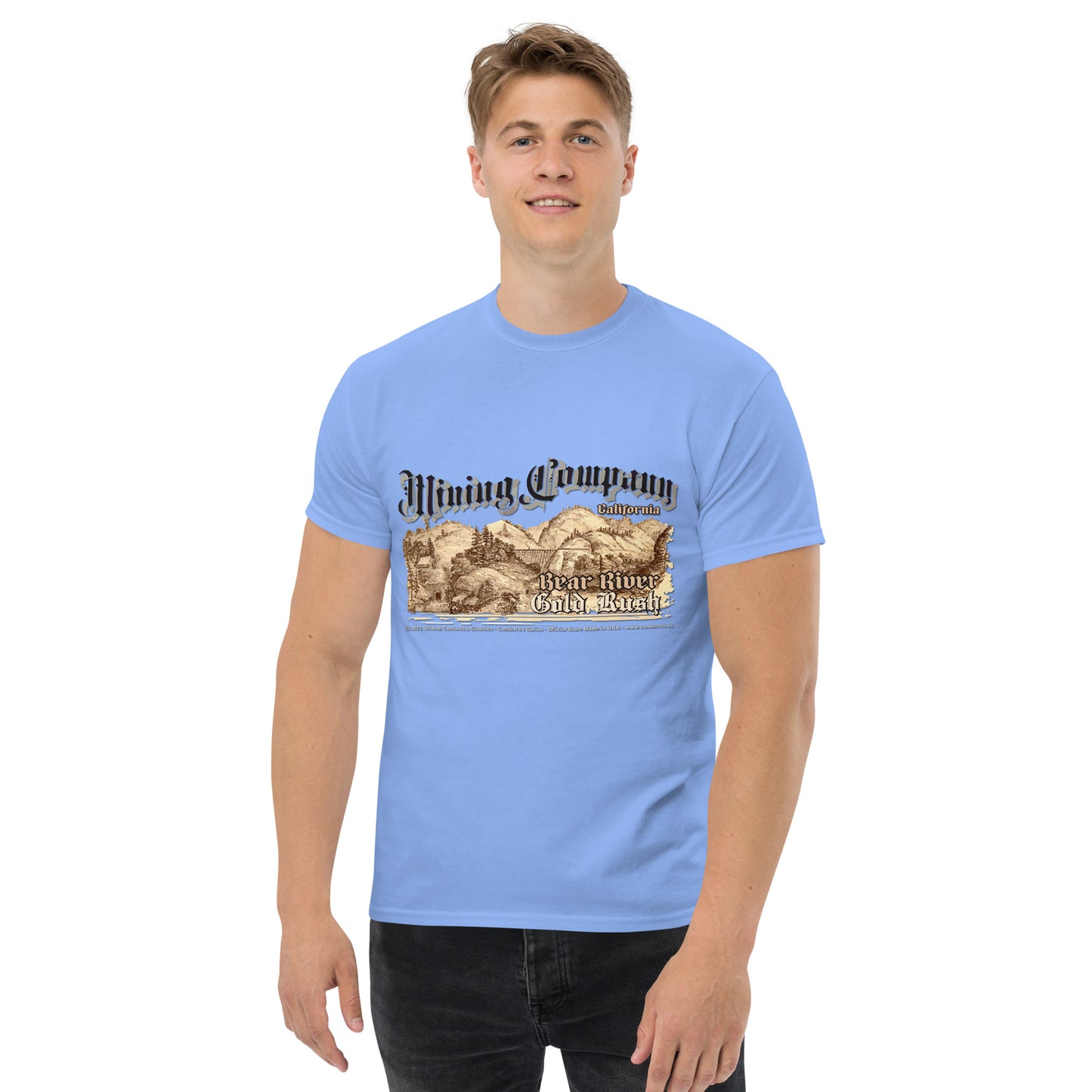 BEAR RIVER Gold Rush t-shirt, Mining Company T-Shirt,