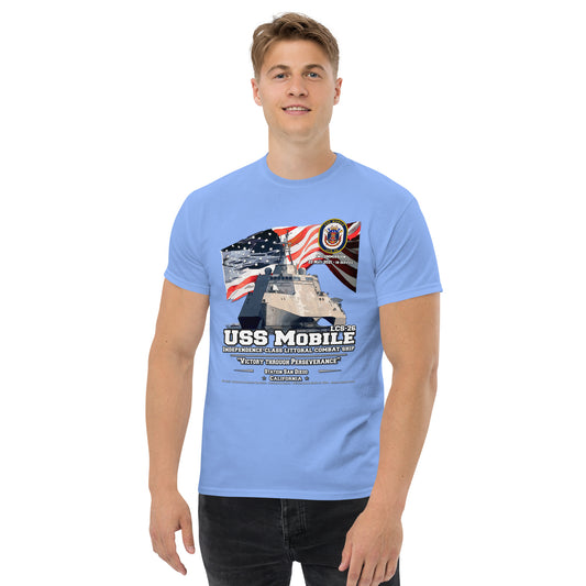 USS MOBILE LCS-26 T-Shirt, Comancha T-shirts,