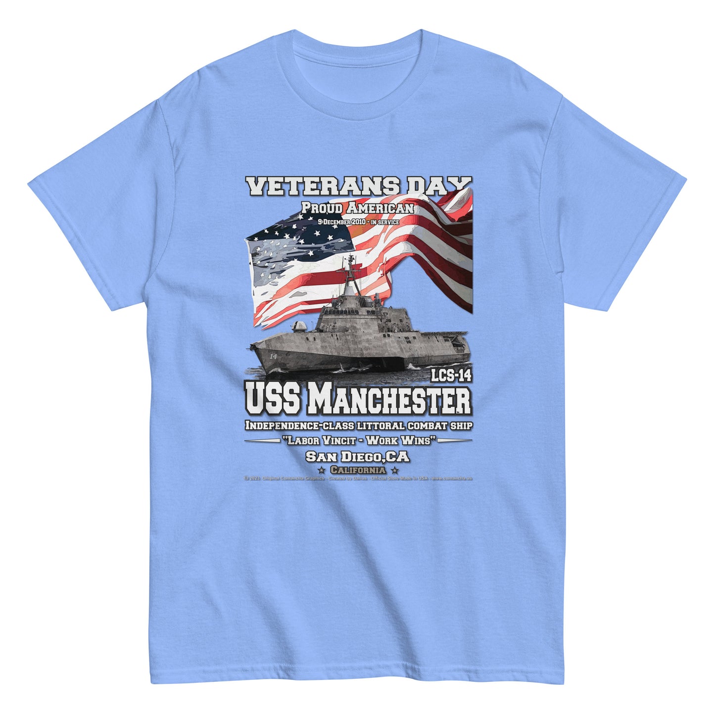 USS MANCHESTER LCS-14 Littoral Combat Ship Veterans Classic t-shirt, USS MANCHESTER LCS-14 T-shirt,