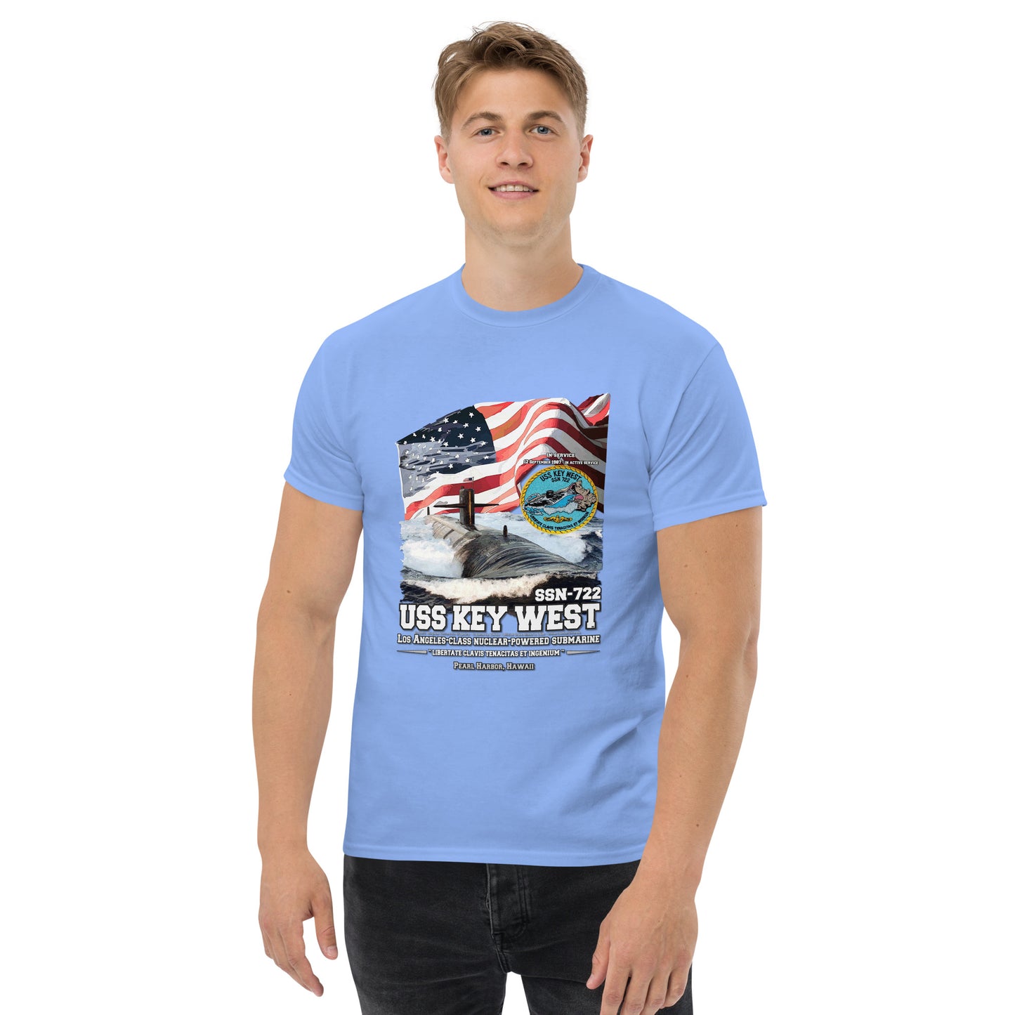 USS KEY WEST SSN-722 Submarine T-Shirt