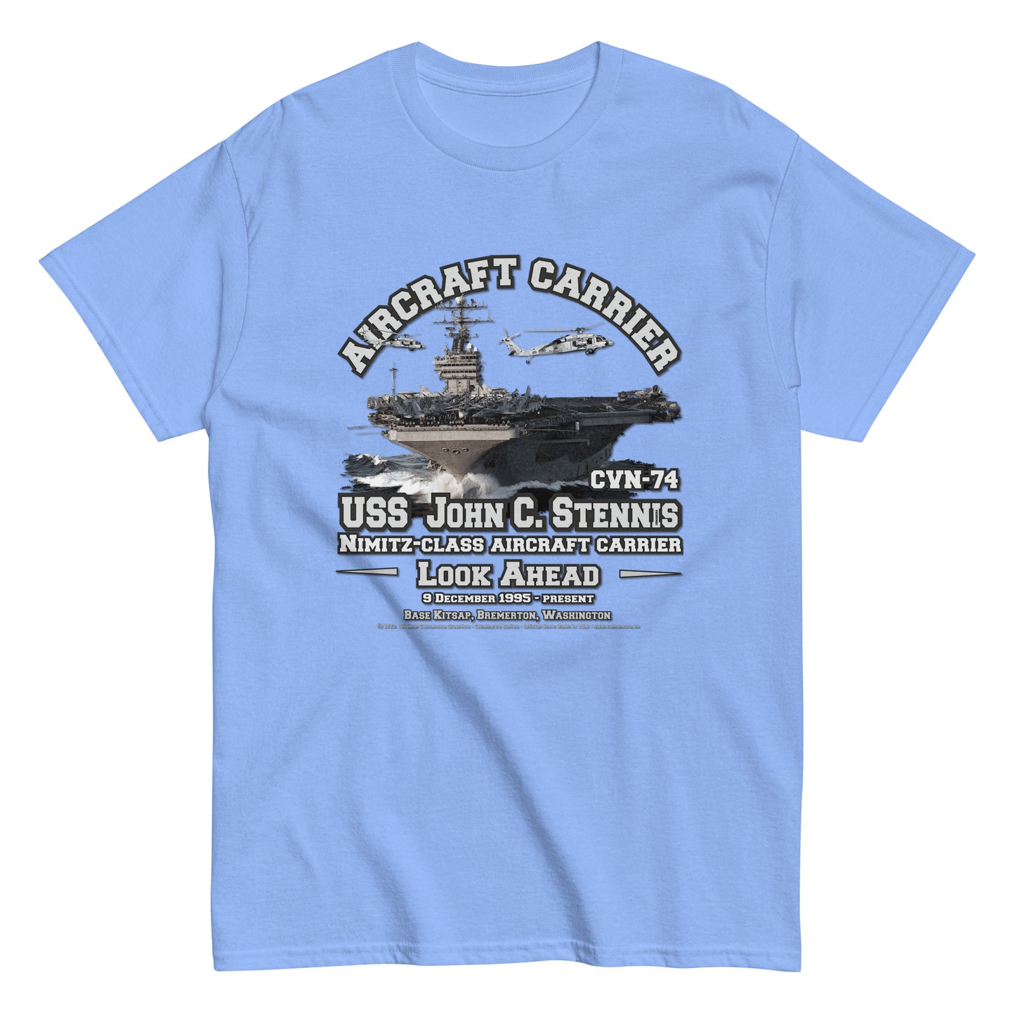 USS JOHN STENNIS CVN-74 Tee, Aircraft Carrier Veterans T-Shirt, Comancha US Navy T-shirt,USS JOHN STENNIS CVN-74 Aircraft Carrier T-Shirt, Comancha Navy T-shirt,