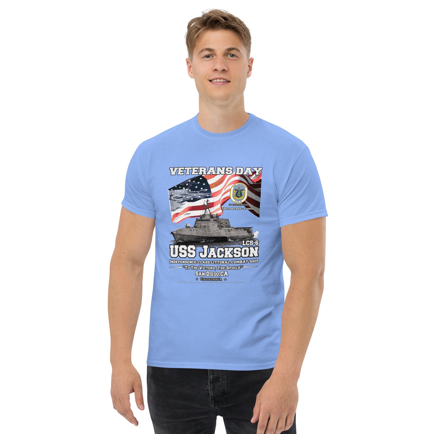 USS JACKSON LCS-6 Littoral Combat Ship T-Shirt