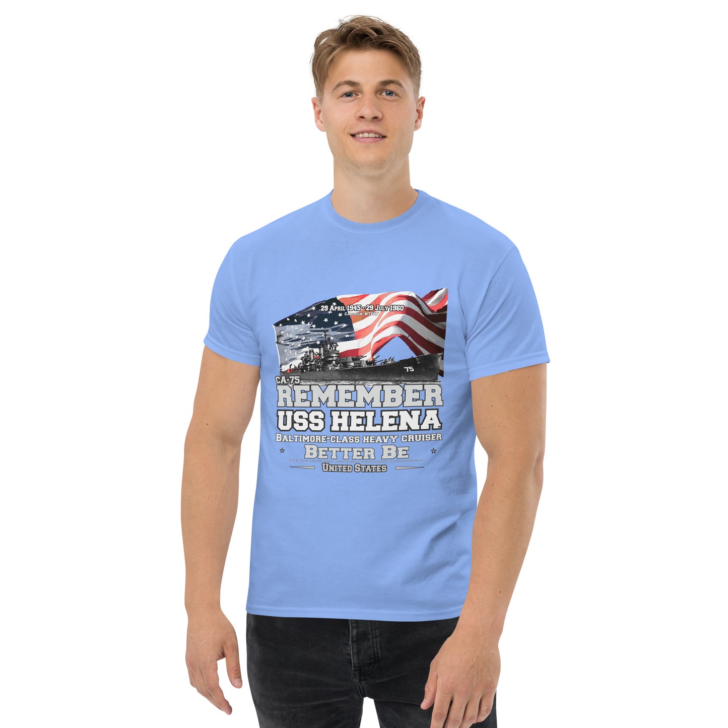 USS HELENA CA-75 Cruiser T-Shirt