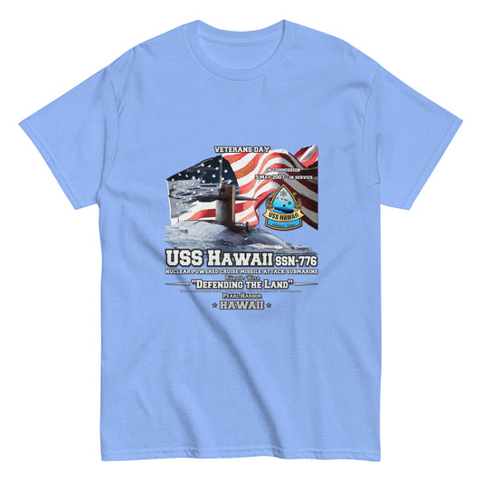 USS HAWAII SSN-776 t-shirt, Submarine t-shirt,Veterans Classic T-Shirt, Comancha store tee, USS HAWAII SSN-776 Submarine Veterans Classic T-Shirt, Comancha store,
