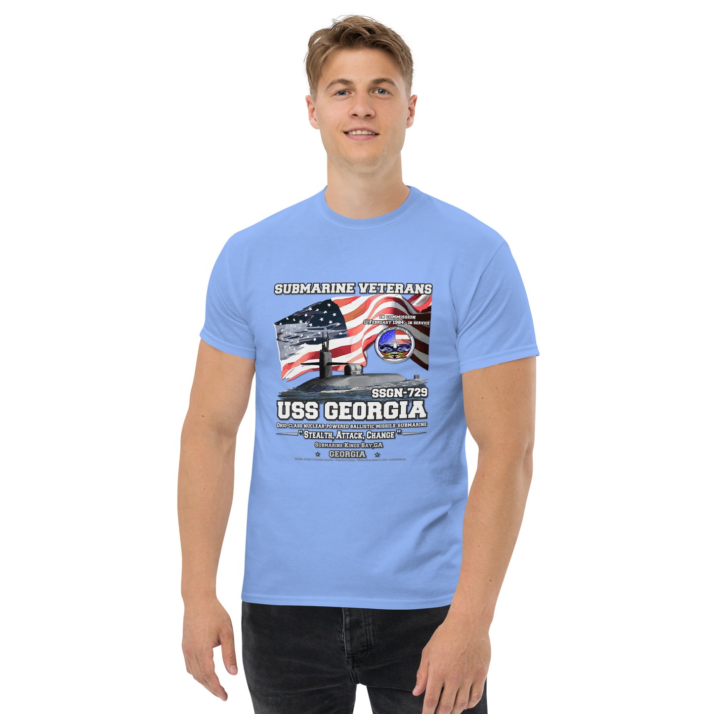 USS GEORGIA SSGN-729 Submarine t-shirt