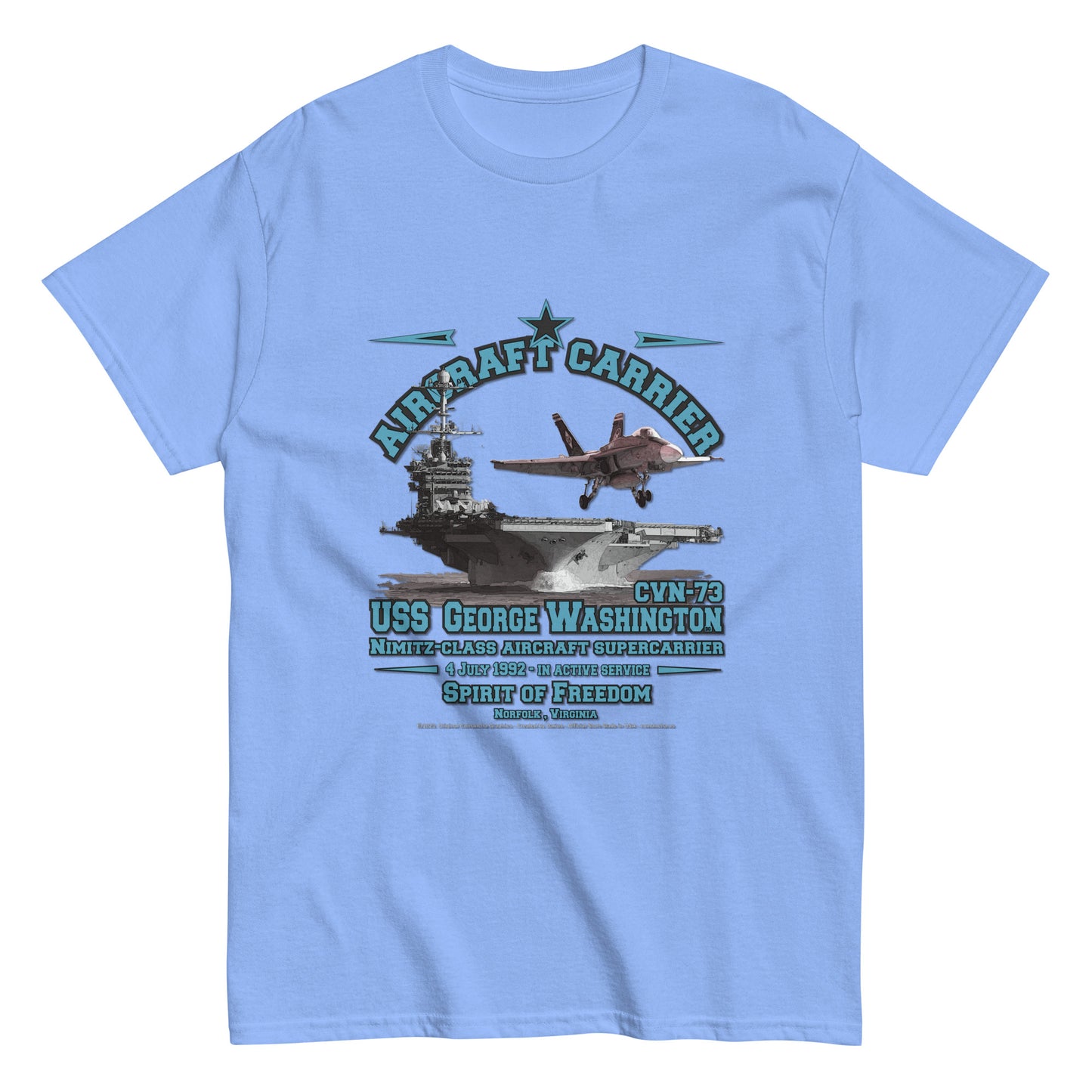 USS GEORGE WASHINGTON tee, USS GEORGE WASHINGTON Veterans tee,USS GEORGE WASHINGTON CVN-73 Aircraft Carrier Veterans Classic Tee, Comancha T-shirts Store,