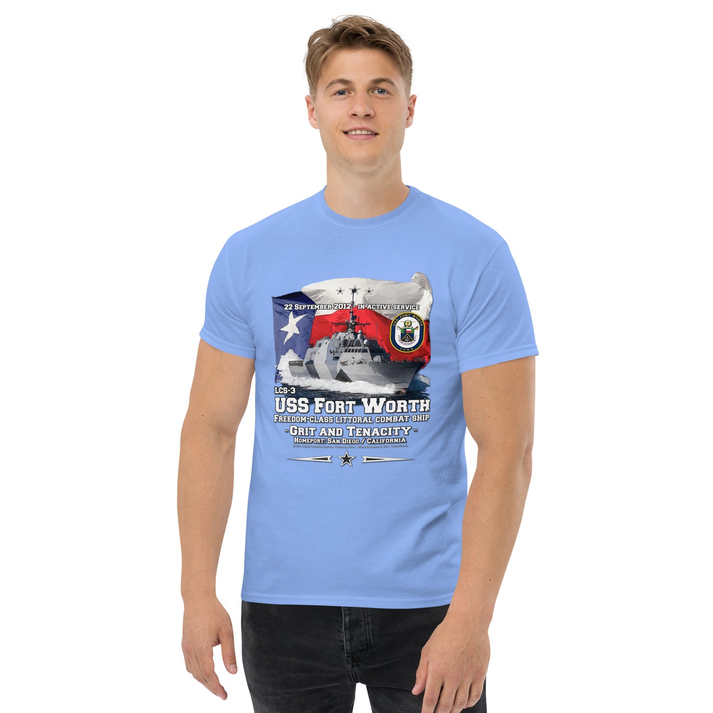 USS FORT WORTH LCS-3 Littoral Combat Ship T-shirt