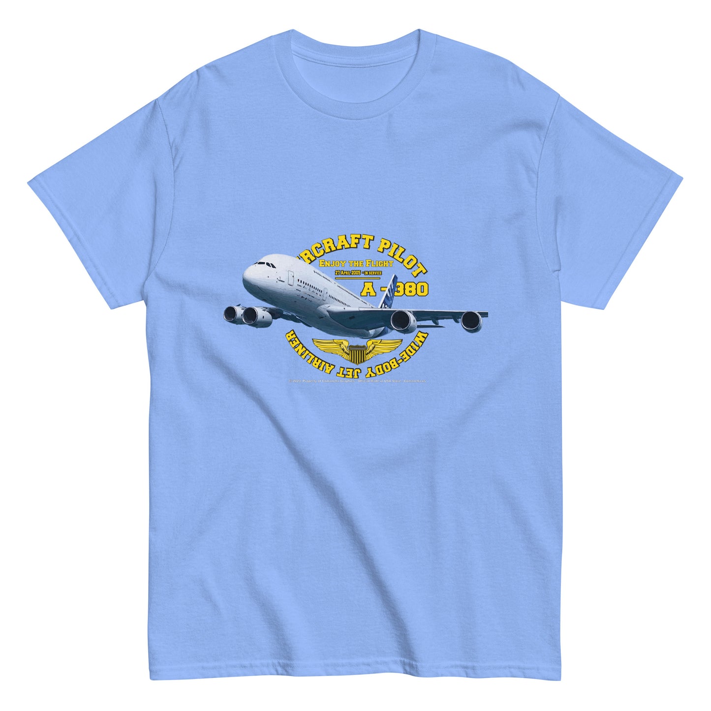 A380 Airliner tee, A380 t-shirt,Airliner t-shirt,A380 tee,comancha,